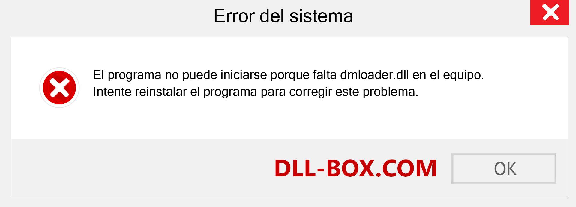 ¿Falta el archivo dmloader.dll ?. Descargar para Windows 7, 8, 10 - Corregir dmloader dll Missing Error en Windows, fotos, imágenes